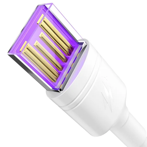 Baseus USB/ USB Type-C QC3.0 5A 1m fehér - 8