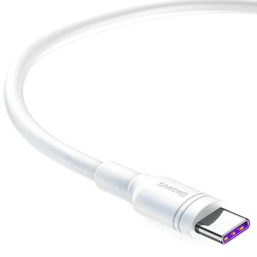 Baseus USB/ USB Type-C QC3.0 5A 1m fehér - 9