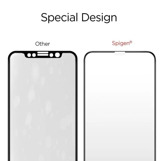 iPhone 11 Pro/XS/X Spigen Glas.TR Slim fekete  - 2