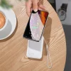 Baseus Mini S powerbank 10000mAh 18W Qi vezeték nélküli töltéssel 10W fehér (PPXFF10W-02) thumbnail