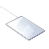 Baseus Ultra-thin vezeték nélküli Qi gyorstöltő 15W 100Cm USB kábellel fehér/ezüst (WX01B-S2) thumbnail