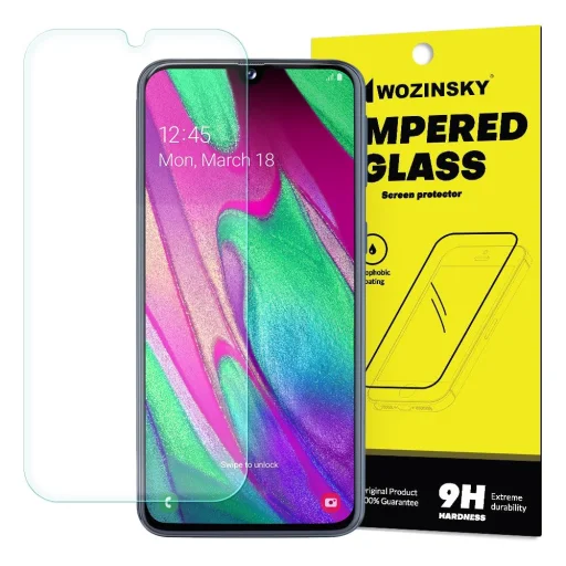Samsung Galaxy A40 Wozinsky 9H kijelzővédő üvegfólia  - 1