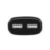 HOCO hálózati töltő adapter 2xUSB 2.4A fekete thumbnail