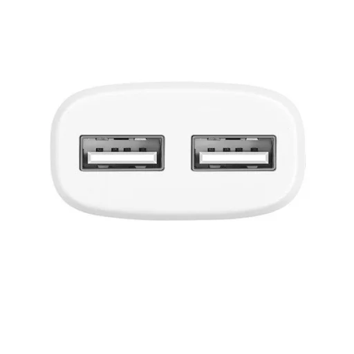 HOCO hálózati töltő adapter 2xUSB 2.4A USB-C kábellel fehér - 2