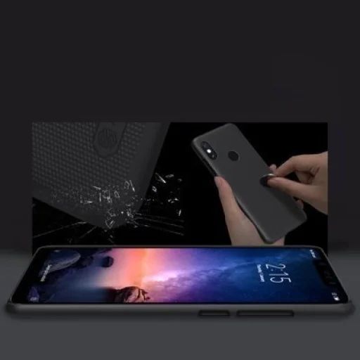 Nillkin Super Frosted Shield tok Xiaomi Mi 9 + telefontámaszték fekete - 7