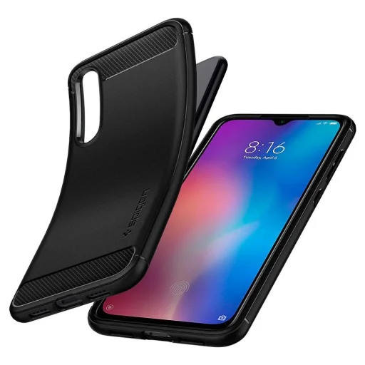 Spigen Rugged armor tok Xiaomi Mi 9 SE fekete - 4