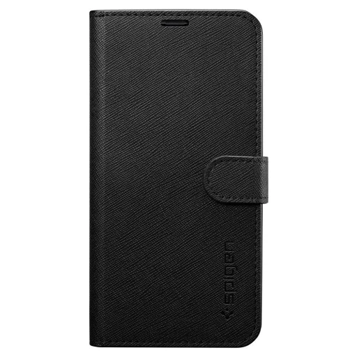 Samsung A40 Spigen Wallet S flip tok fekete színben - 2