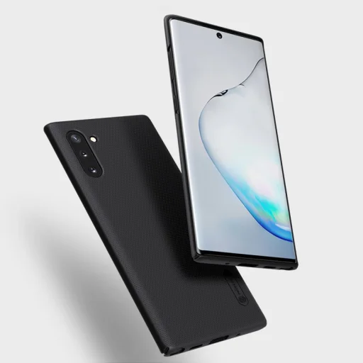 Nillkin Super Frosted Shield tok + ajándék támaszték Samsung Note 10 fekete - 7
