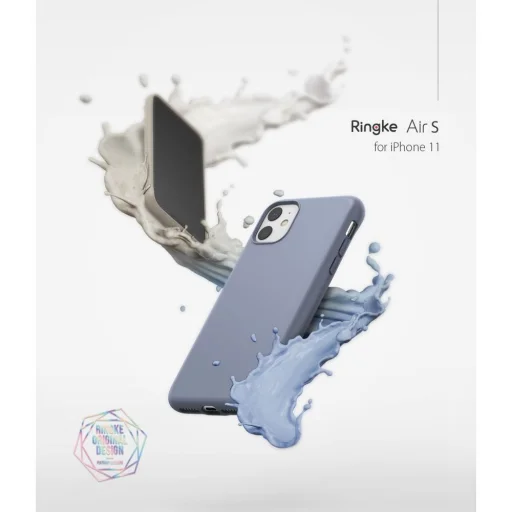 Ringke Air S iPhone 11 Lavander tok szürke színben - 9