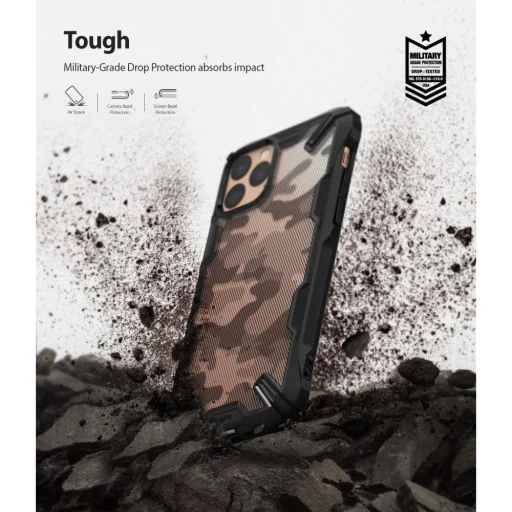 Ringke Fusion X iPhone 11 Pro Max Camo Black tok - 6