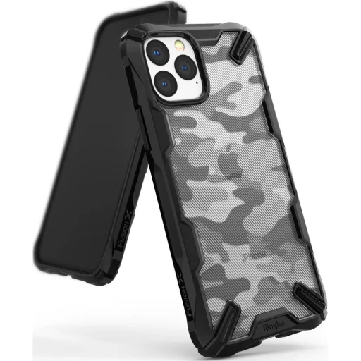 Ringke Fusion X iPhone 11 Pro Max Camo Black tok - 1