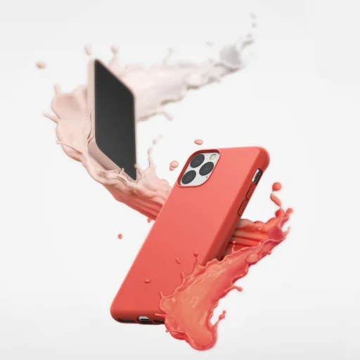 iPhone 11 Pro MAX Coral tok piros színben Ringke Air S - 8