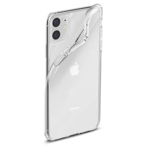 iPhone 11 Spigen Liquid Crystal flexibilis TPU gél tok áttetsző - 6