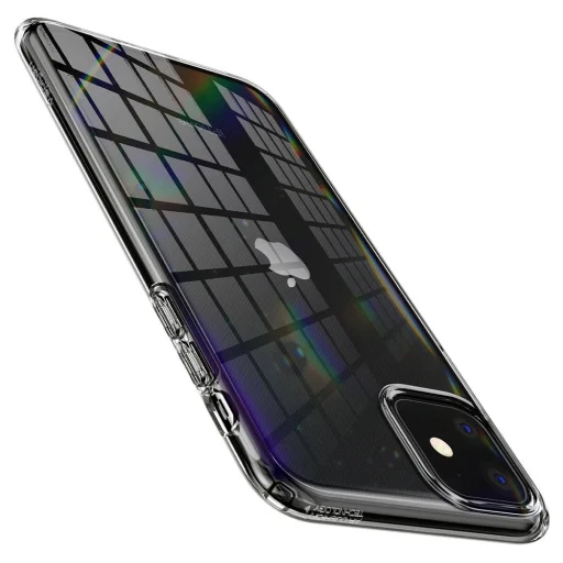 iPhone 11 Spigen Liquid Crystal flexibilis TPU gél tok áttetsző - 4