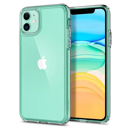 iPhone 11 Crystal Clear tok Spigen Ultra Hybrid - 9