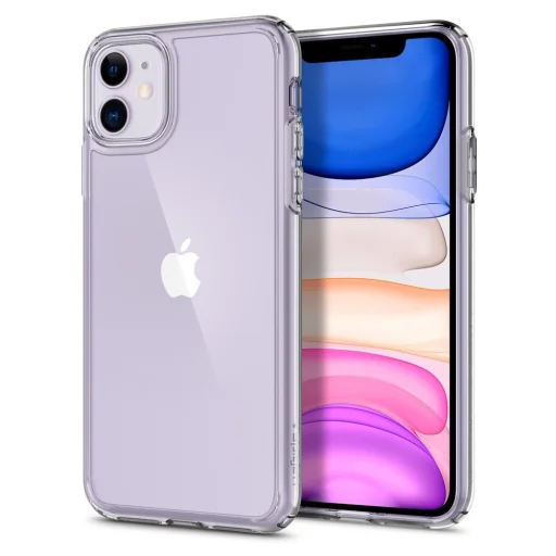 iPhone 11 Crystal Clear tok Spigen Ultra Hybrid - 10