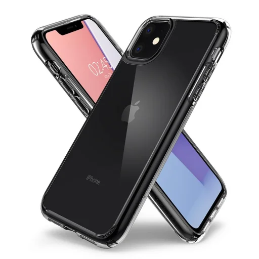 iPhone 11 Crystal Clear tok Spigen Ultra Hybrid - 3
