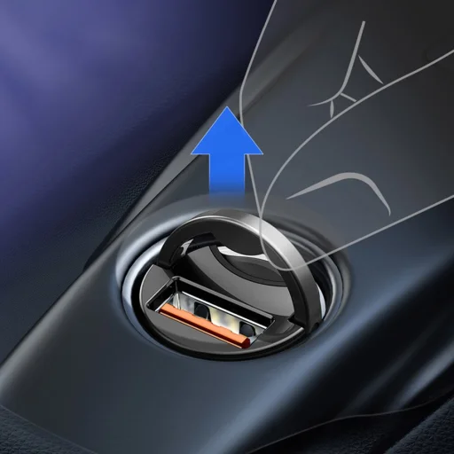 Baseus Tiny Star Mini PPS szivargyújtós töltő Type-C 30W pink (VCHX-B04) - 12