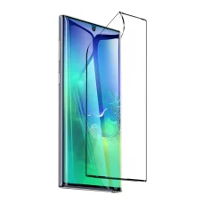 Samsung Note 10 Baseus 0.15 mm anti-explosion ívelt PET kijelzővédő puha fólia fekete