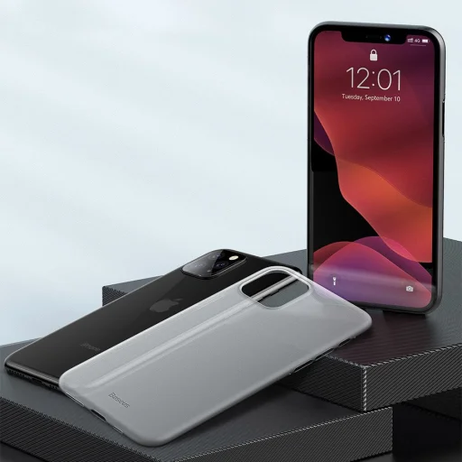 iPhone 11 Pro Baseus Wing PP ultravékony tok fekete - 8