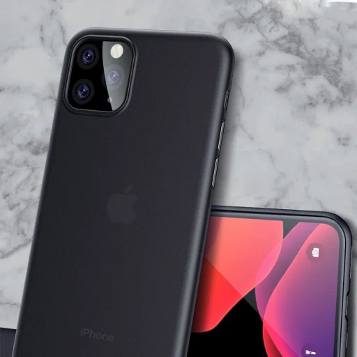 iPhone 11 Pro Baseus Wing PP ultravékony tok fekete - 12