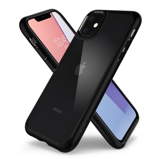 Spigen Ultra Hybrid tok iPhone 11 matt fekete - 2