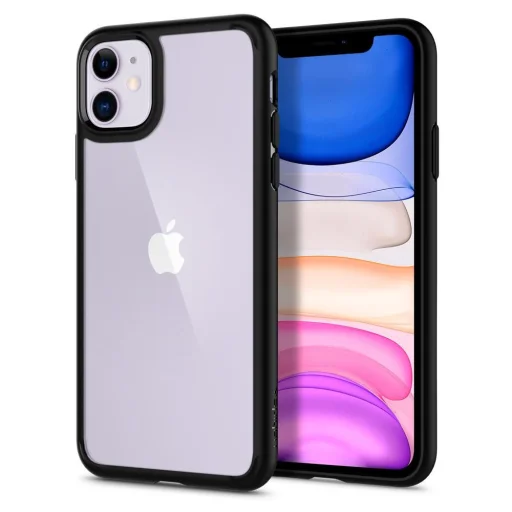 Spigen Ultra Hybrid tok iPhone 11 matt fekete - 5