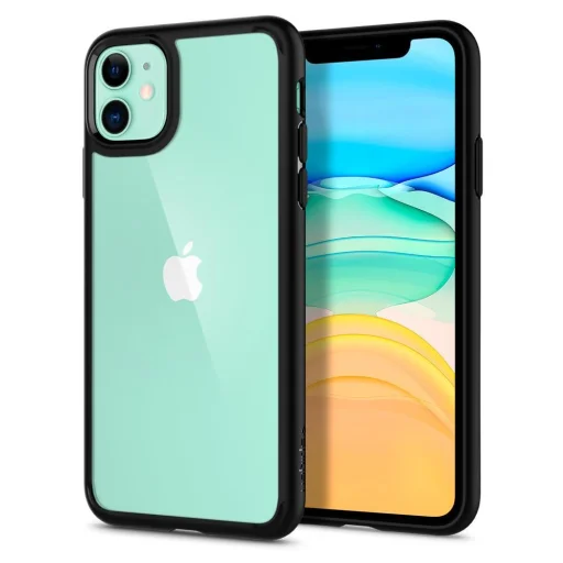 Spigen Ultra Hybrid tok iPhone 11 matt fekete - 6
