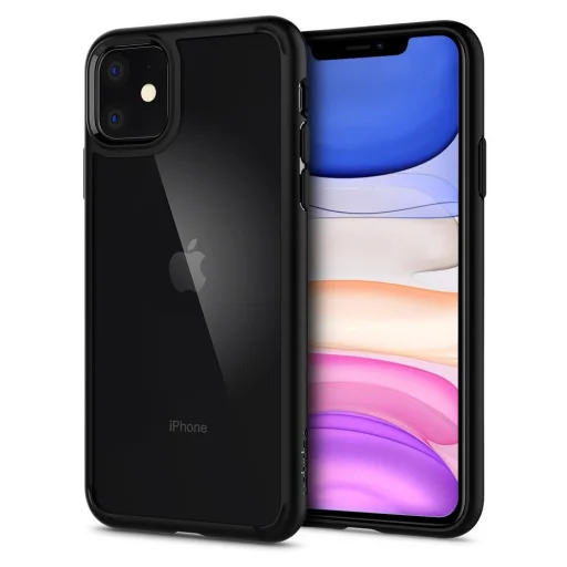 Spigen Ultra Hybrid tok iPhone 11 matt fekete - 1