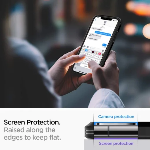 iPhone 11 tok Spigen Tough Armor kihajtható támasszal fekete - 9