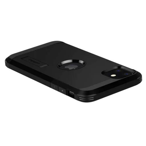 iPhone 11 tok Spigen Tough Armor kihajtható támasszal fekete - 2