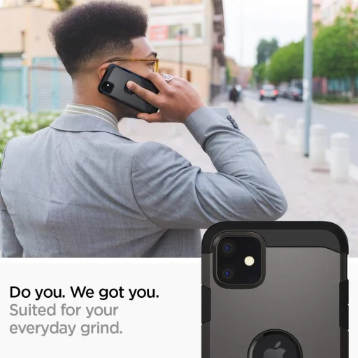 Spigen Tough Armor tok kihajtható támasszal iPhone 11 Gunmetal - 7
