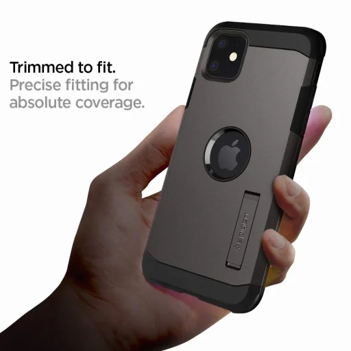 Spigen Tough Armor tok kihajtható támasszal iPhone 11 Gunmetal - 8