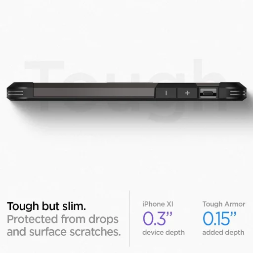 Spigen Tough Armor tok kihajtható támasszal iPhone 11 Gunmetal - 2