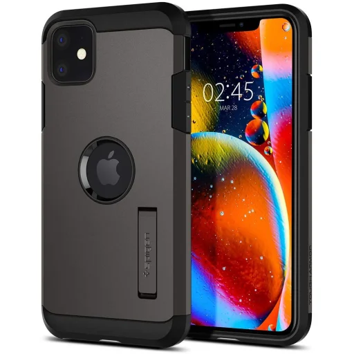 Spigen Tough Armor tok kihajtható támasszal iPhone 11 Gunmetal - 1