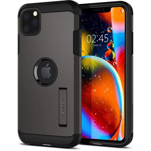 Spigen Tough Armor tok kihajtható támasszal iPhone 11 Pro Max Gunmetal - 1