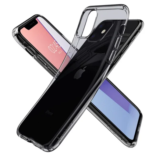 Spigen Liquid Crystal flexibilis TPU gél tok iPhone 11 Space Crystal áttetsző - 3