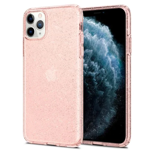 Spigen Liquid Crystal flexibilis TPU gél tok iPhone 11 Pro Max flitteres - 8