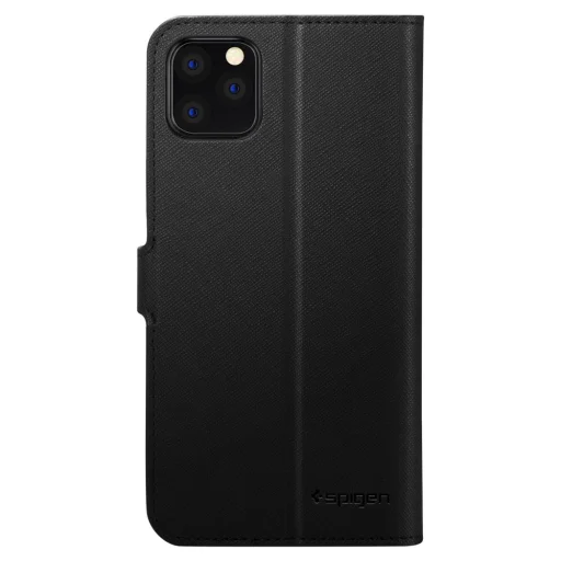 iPhone 11 Pro Max flip tok fekete színben Spigen Wallet S - 2