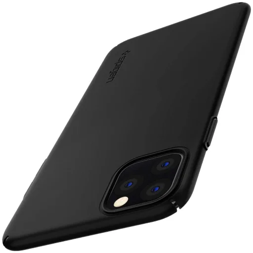 Spigen Thin Fit Air ultravékony tok iPhone 11 Pro fekete színben - 4
