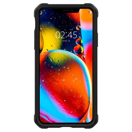 Spigen Gauntlet tok iPhone 11 Carbon fekete színben - 4