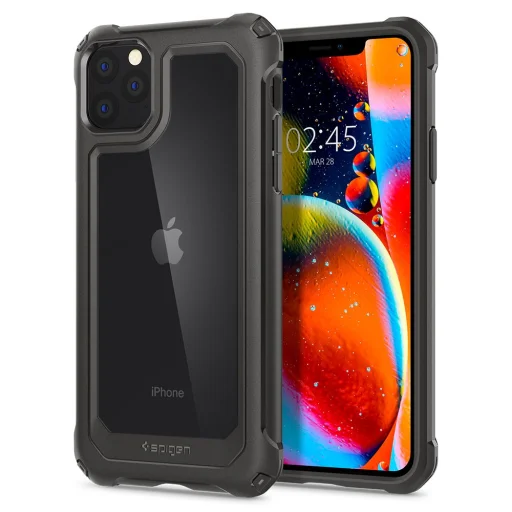 Spigen Gauntlet tok iPhone 11 Pro Max Gunmetal színben - 1