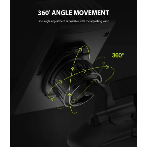 Ringke Clamp Car CD nyílásba autós telefontartó fekete színben univerzális telefon tartó - 7