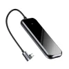 Baseus Multifunkciós USB Type-C HUB 4x2.0 USB sötétszürke thumbnail