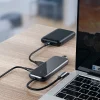 Baseus Multifunkciós USB Type-C HUB 4x2.0 USB sötétszürke thumbnail