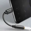 Baseus L54 USB-C/ 3.5 mm átalakító adapter fekete DAC - 12