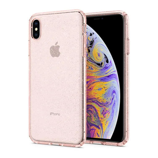 iPhone X/XS Spigen Liquid Crystal Glitter rose színben - 1