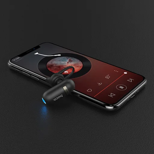 Hoco E40 bluetooth headset fekete - 5