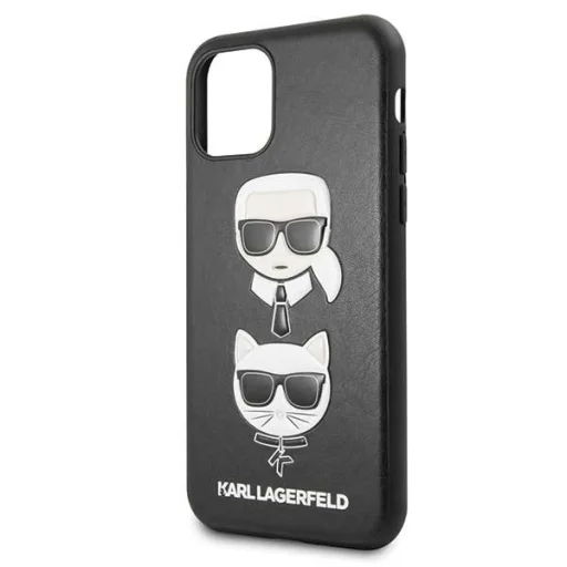 iPhone 11 Karl Lagerfeld Iconic fekete tok (KLHCN61KICKC) - 3