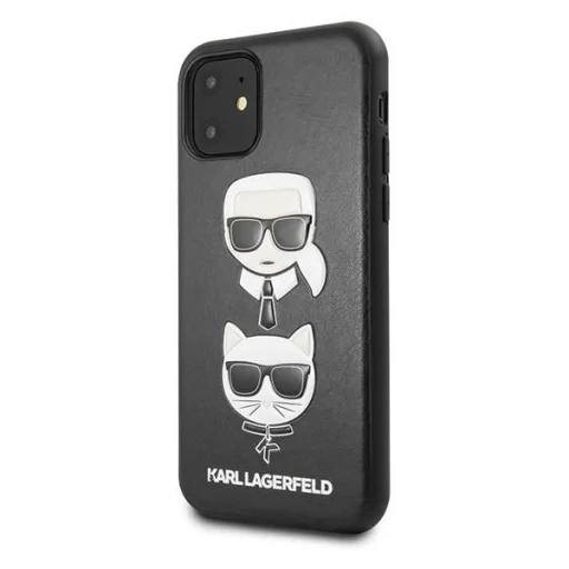 iPhone 11 Karl Lagerfeld Iconic fekete tok (KLHCN61KICKC) - 2